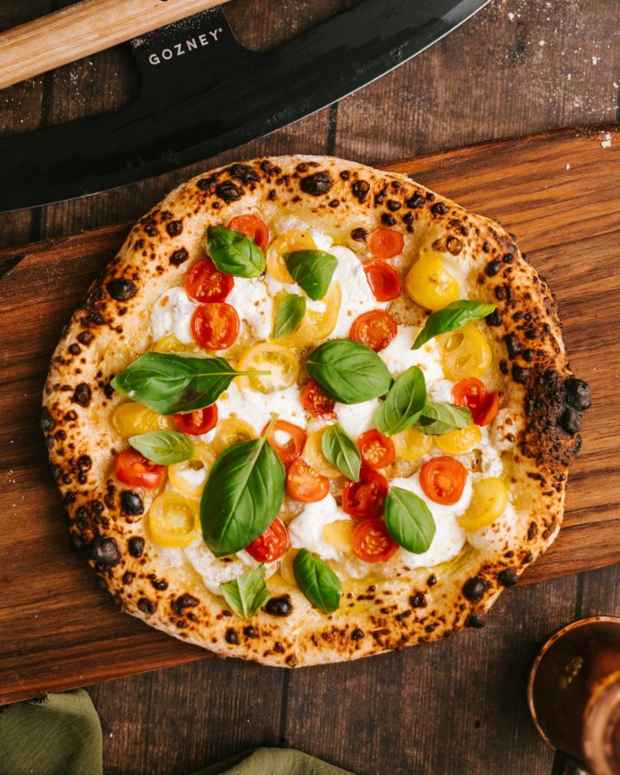 Traditional Italian pizza