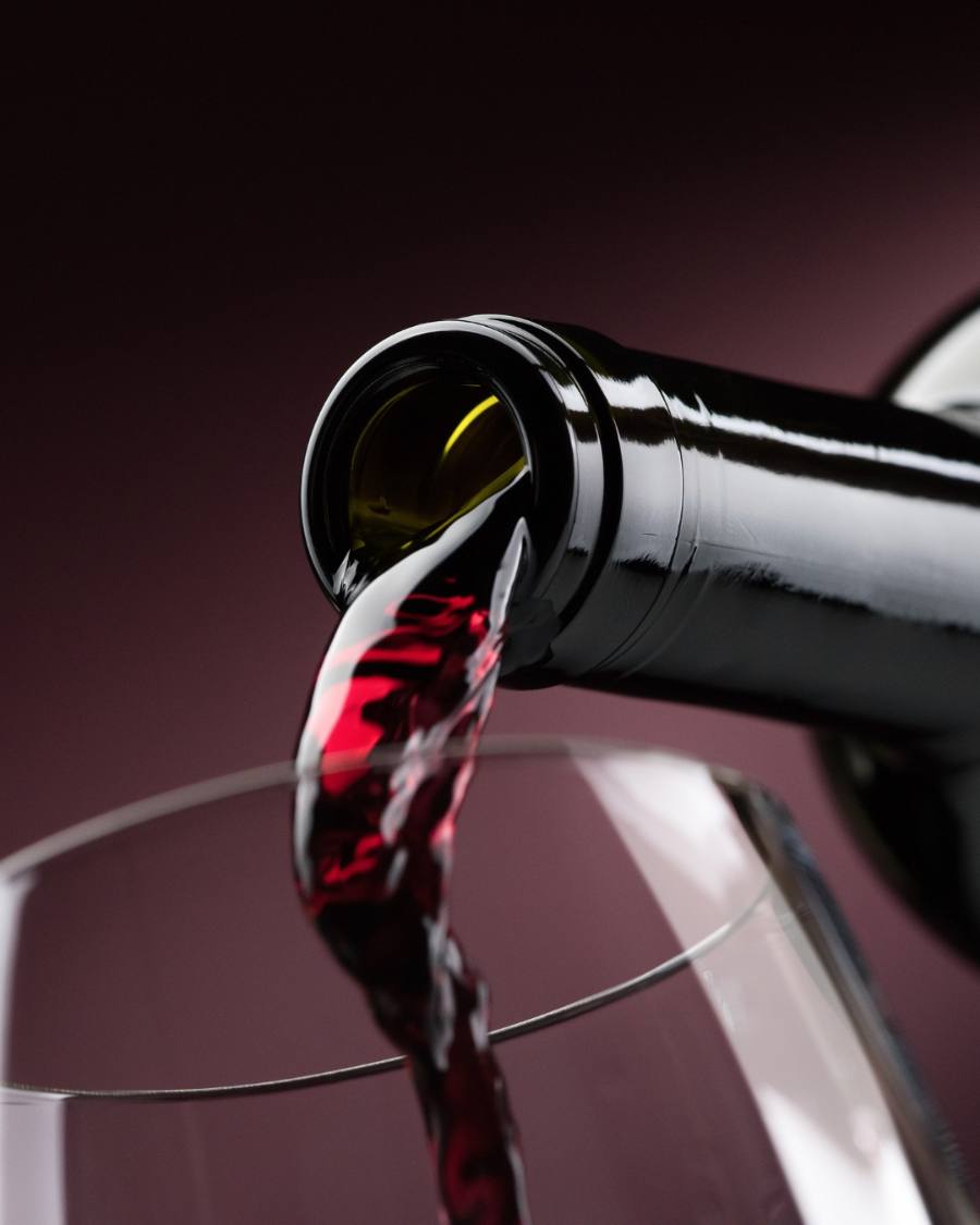 Wine being poured